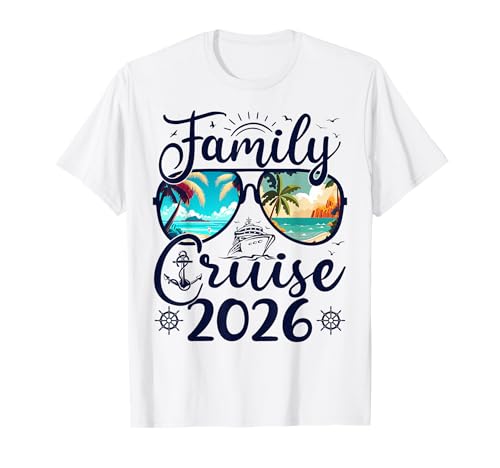 Family Cruise 2026 Summer Vacation Matching Family Cruise T-Shirt