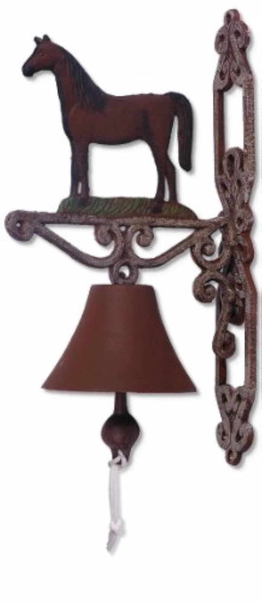 Painted Cast Iron Bell - Horse