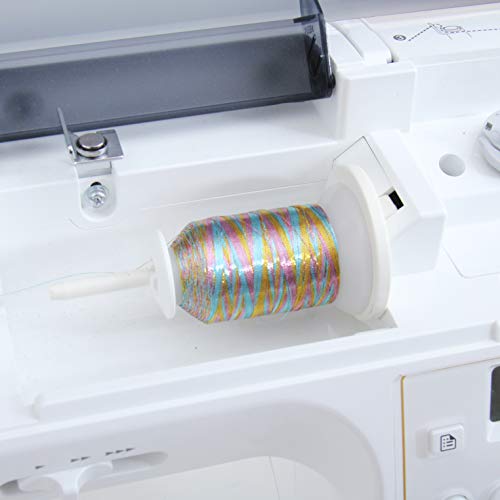 Threadart Metallic Thread | No. L39 - Copper | 500 Meter Cones (550 Yards) | 25 Brilliant Shiny Colors | For Machine Embroidery #TOP7