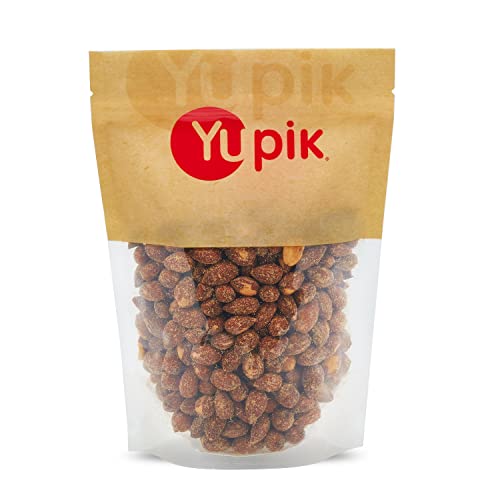 Yupik Jalapeno Cheddar Flavored Roasted Almonds, 1 Lb, Vegan, Savory Smokey Flavored Nuts, Non Gmo, No Preservatives Or Artificial Flavors (Pack Of 6) #TOP19