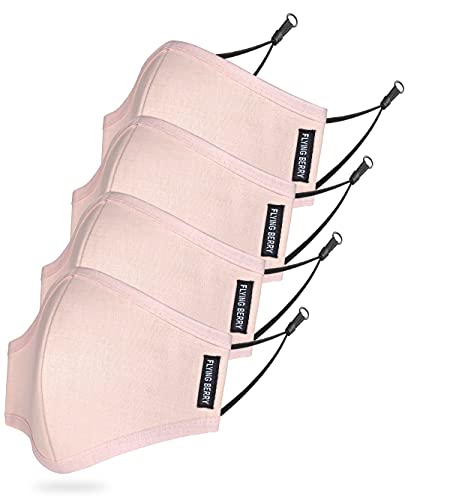 Image of FLYING BERRY Comfortable Anti Pollution Multi Layers Washable Linen Face Mask