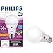 Phillips 466581 8 Watt E26 A19 Frosted Soft White Led Non-Dimmable Dusk To Dawn Light Bulb 6 Count