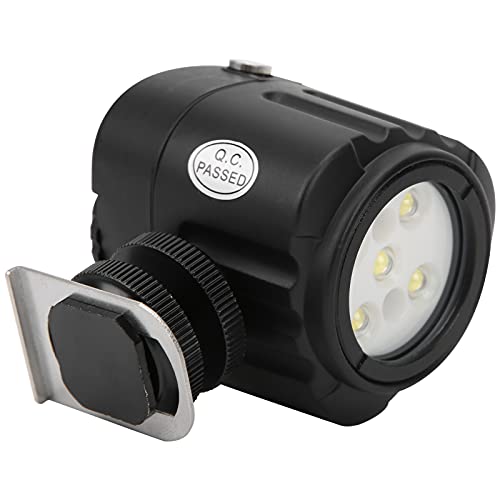 Luz de buceo LED SL-18 impermeable 40m con iluminacion 7500K para fotos bajo el agua