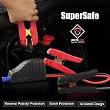 GOOLOO 4000A Battery Jump Starter Power Pack for All Gas, up to 10.0L Diesel Engine & OBD2 Car Code Reader Scan Tool for Check Engine Light for All OBDII Cars - 4