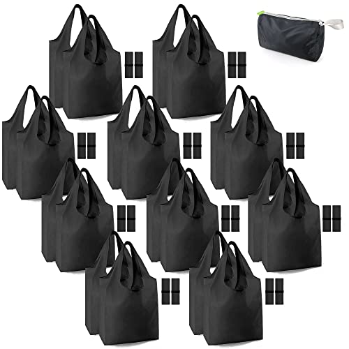 Image of BeeGreen Rolled Up Grocery Bags Reusable Shopping Bags Foldable for Groceries