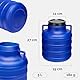 Garronda 5 Liter Weithalsfass aus BPA-freiem Futtertonne Fass Universalfass Lebensmittel Fass Regenfass für Garten Regentonne mit Deckel Regenwassertonne für Garten Wassertonne GD-0078, Blau