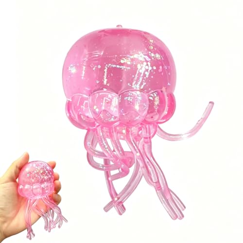 Jellyfish Squeeze Toys Jellyfish Squishy Jelly Fish Design Squeeze Stress Ball Squeeze Toys for Anxiety and Stress Relief Party Gifts(3.25inch)