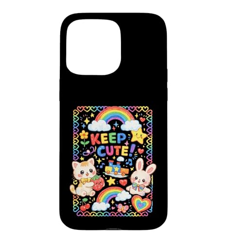 Kidcore Aesthetic - �L���[�g��ۂ� �X�}�z�P�[�X iPhone 15 Pro Max �p
