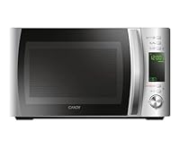 Candy COOKinAPP Forno a Microonde con Grill, 20 Litri, 700W, 40 Programmi, App Simply-Fi, Funzione Defrost e Start Express, Child Lock, Libera Installazione, 44 x 35,75 x 25,9 cm, Argento - CMXG20DS