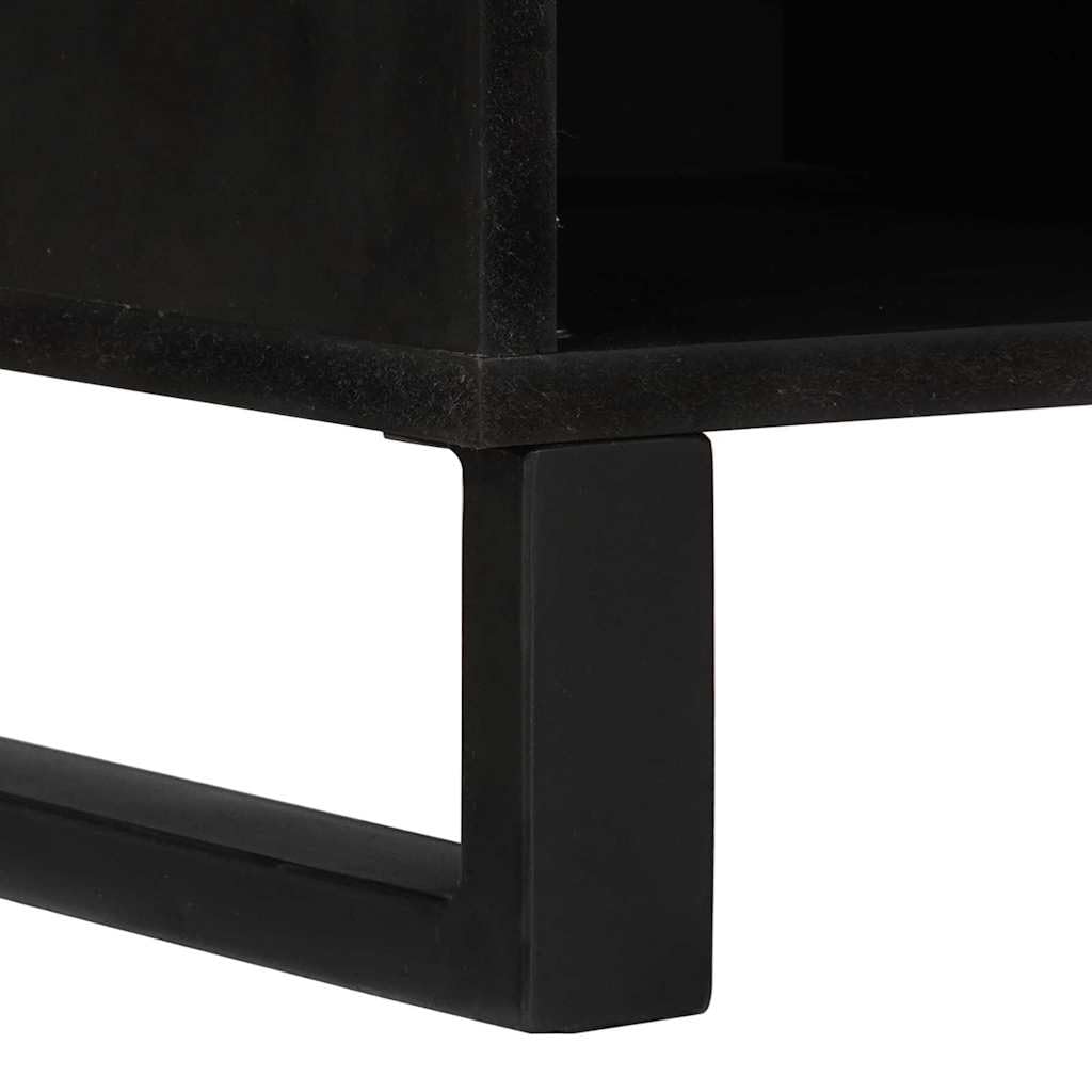 Mobile TV basso in noce, 105 x 33 x 46 cm, in legno