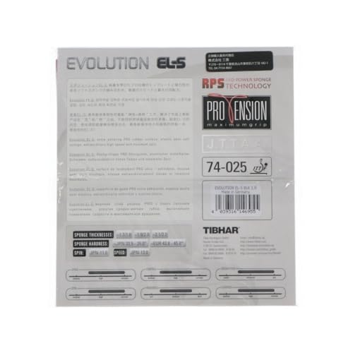 Tibhar Evolution EL-S Revêtement de Tennis Adhérence et Rotation Maximum - 3