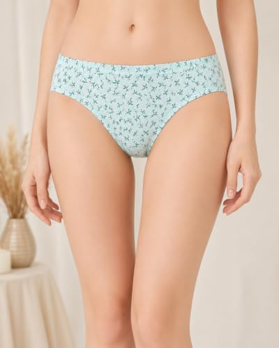 Image of London Hills Panty Set for Women Super Combed 100% Pure Cotton | Underwear for Women Combo | Seamless Panties for Woman | Lingerie for Women's Combo | Hipster Panty'| Pack of 3, Colors May Vary
