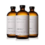 AromaTech Santal, The Hotel, White Tea Aroma Oil Bundle for Scent Diffusers - 500 Milliliter