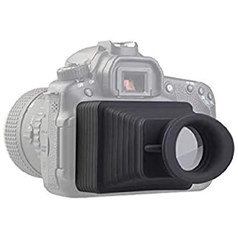 LENSGO Camera Viewfinder, Professional 3.2'' LCD Magnifier Viewfinder 3.2X Camera Screen Sunshade Hood for Canon Sony Nikon Olympus Panasonic and More DSLR/SLR Camera Cover