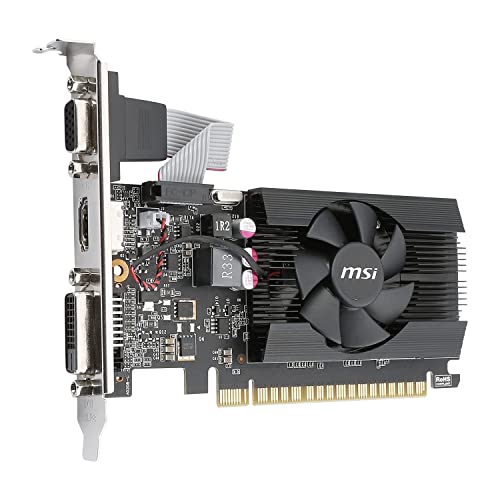 Msi GT 710 2GD3 LP Gaming Geforce Gt 710 2Gb Gdrr3 64-Bit Hdcp Support Directx 12 Opengl 4.5 Single Fan Low Profile Graphics Card thumb #6