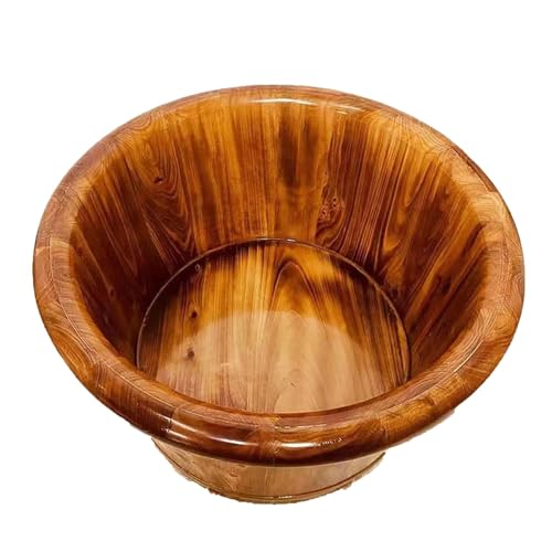 Tina de remojo para pies de madera 26x37 cm grande miniatura 1