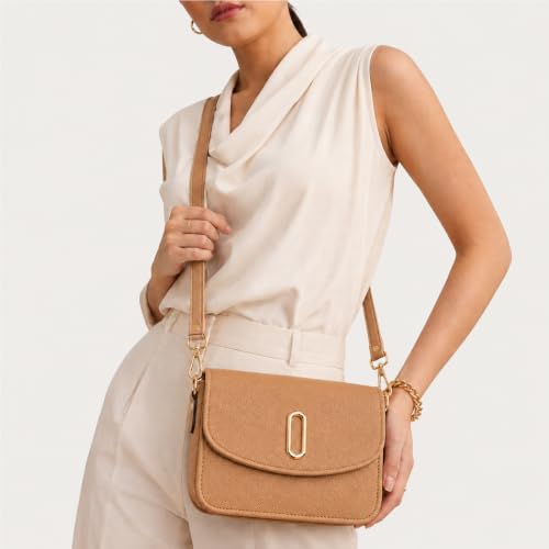 Image of Women's Crossbody Bag with Matching Wallet & Adjustable Strap