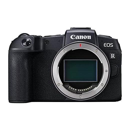 Canon EOS RP Vollformat Systemkamera Gehäuse (spiegellos, 26,2 MP, 7,5cm (3 Zoll) Clear View LCD II Display, Digic 8, 4K Video, WLAN, Bluetooth), schwarz