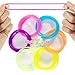 60 Jelly Bracelets 80's Adult Size - MAQIHAN Neon Gummy Bracelets for Women 80s Jelly Bangles Glow Silicone Bands Jewelry Wristband Rainbow Jellies Bangle Girls Boys Colored Accessories Party Favor