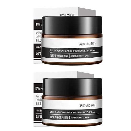 SEPOVICA Snake Venom Eye Cream, Firming & Anti-Aging Treatment for Under Eye Bags, Dark Circles, Instantly Reduces Puffiness & Wrinkles, 1 Oz (2 Pack)