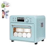 UORDBY Horno de sublimación Azul, Pantalla Digital LED, Calentamiento rápido de 360°, para sublimación de Vasos, Tazas, Botellas de Agua y Transferencia a Granel 16L