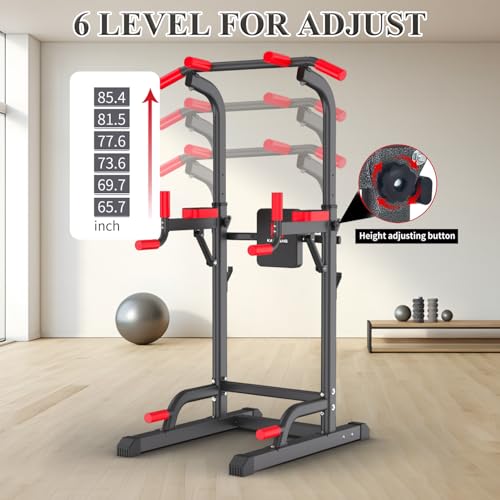 Power-Tower-Dip-StationMulti-Function-Pull-Up-Adujustable-Height-Up-855-for-Home-Gym-Strength-Training-Fitness-Equipment400LBS Power Tower Dip StationMulti Function Pull Up Adujustable Height Up 855 for Home Gym Strength Training Fitness Equipment400LBS