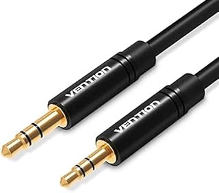 VENTION 3.5mm Male to Male Audio Cable 1.5 Meter Black Metal Type