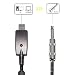 LoongGate USB a 6.35mm 1/4"Mono Cable de guitarra eléctrica para hombre -...