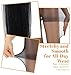 ValueBargain 2PCS Sheer Tights Black, 20d High Waist Womens Sheer Black Tights, Strong Stretch Control Top for Women Everyday Wear (Suitable for Those Weighing Under 75kg or with a Waist of 24-80cm.)