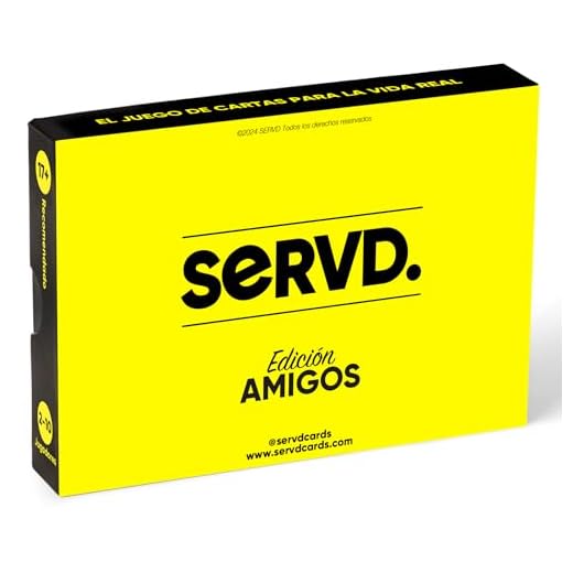 SERVD - EDICIÓN Amigos - El Divertido Juego de Cartas de la Vida Real para Amigos