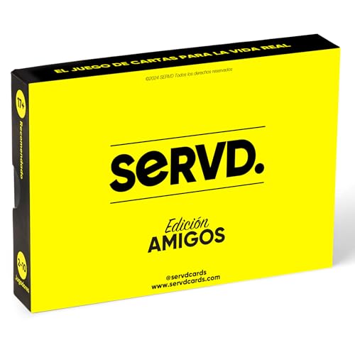 SERVD - EDICIÓN Amigos - El Divertido Juego de Cartas de la Vida Real para Amigos