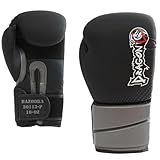 Bazooka Gants de boxe Muay Thai Kickboxing Sparring Hommes Femmes Sac de frappe Gants de Kickboxing MMA Arts Martiaux Entraînement Noir Adultes 8 10 12 14 16 oz Muay Thai Boxing Gloves (10 Oz)