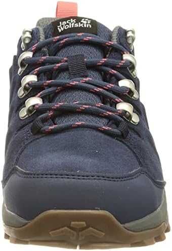 Jack Wolfskin Women's Refugio Texapore Low W Hiking Shoe, Dark Blue/Grey, 10.5 | Image 1