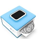 PokeLabel Portable Mini Sticker Printer, M02D Portable Wireless Printer with 1 Roll Paper, Compatibl