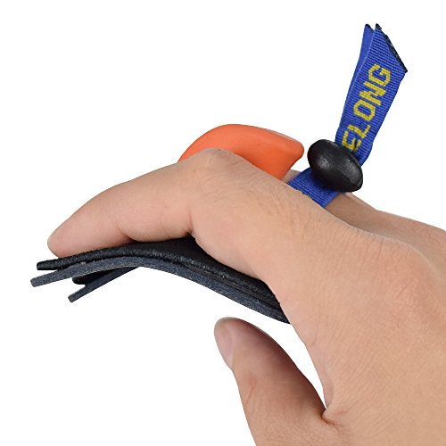 Sheng-Rui Archery Finger Tab Shooting Tabs Finger Saver Protect Guard Cow Leather For Recurve Bow Right Handed #TOP5