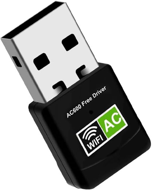 USB Wifi Dongle for PC,Wireless Network Adapter for Desktop Laptop, 5G/2.4G Dual Band High Speed Mini WiFi Stick, Compatible with Windows 11/10/8.1/8/7/Vista Plug & Play