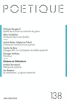 Paperback Poétique, n° 138, Cinéma et Littérature [French] Book