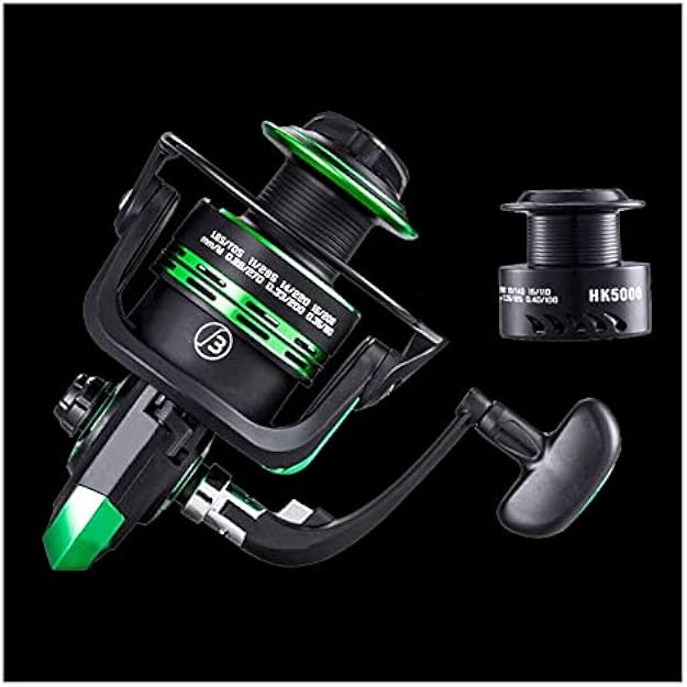スピニングフィッシングリール ダブルスプールフィッシングリール5 2 1ギア比高速スピニングリール鯉釣りリール塩水用 Americanhorrorstorybr Com
