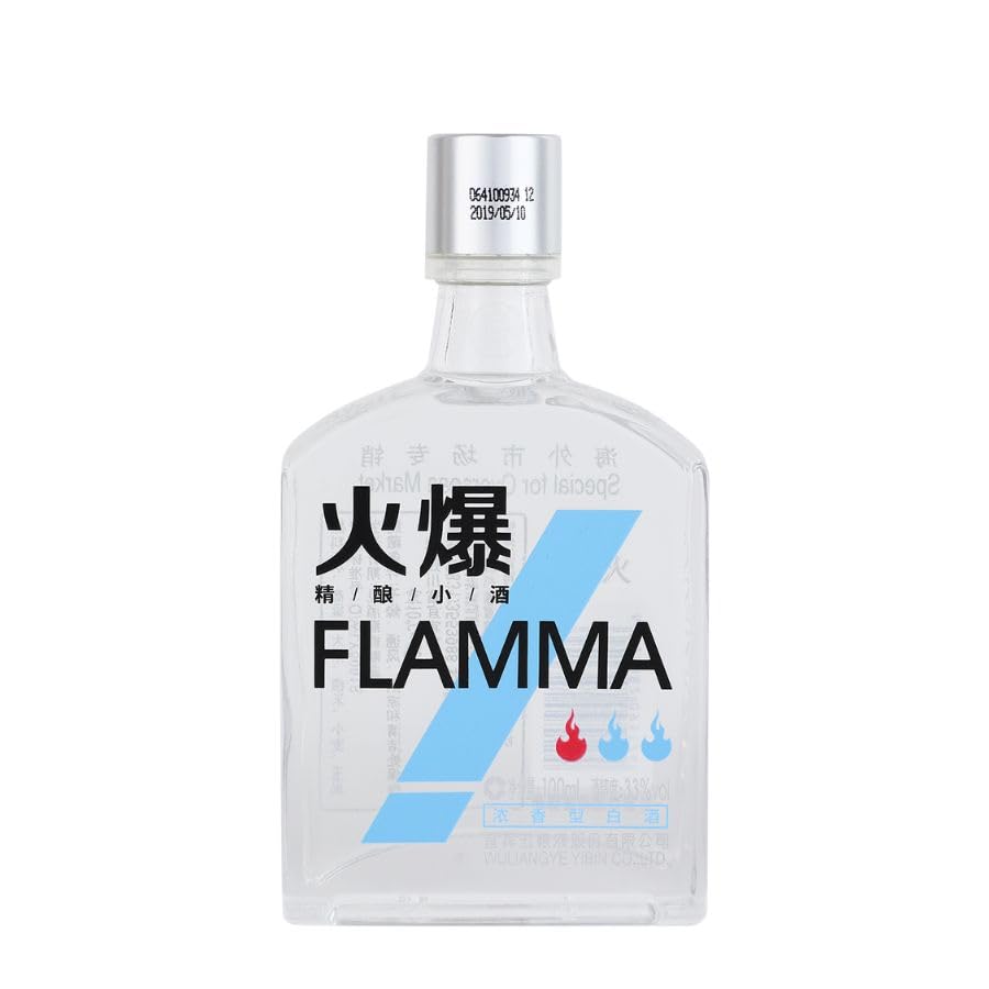 Amazon.co.jp: 五粮液 火爆 33° 青 100ml＊6(本) アルコール33度
