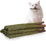 GeeRic 12本入り 猫歯ぎしり棒 猫噛むおもちゃまたたびの木 歯磨き 天然木 歯ぎしり棒 天然安全 歯のクリーニング 運動不足解消 ストレス解消 食いつき良き 退屈解消