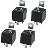 HISports JD1912 Auto Relais - 12V 40A 4 Pin - Fahrzeug Motor Relais Wechsler Relais JD1912-1Z-12VDC 40A (4 Stück)