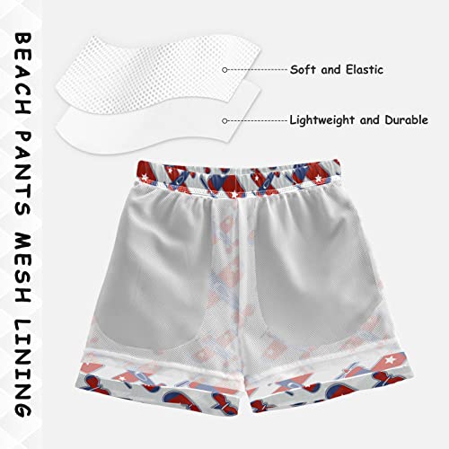 Aflyko Boys' Board Shorts Swim Trunks Bathing Suit Girls Beach Swimwear Quick Dry All Day Shorts3