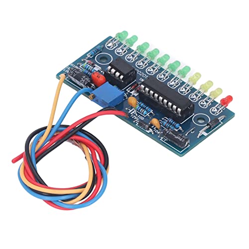 LED Audio Level Indicator Module, LED Audio Level Board High Low Input Assembled for VU Meter