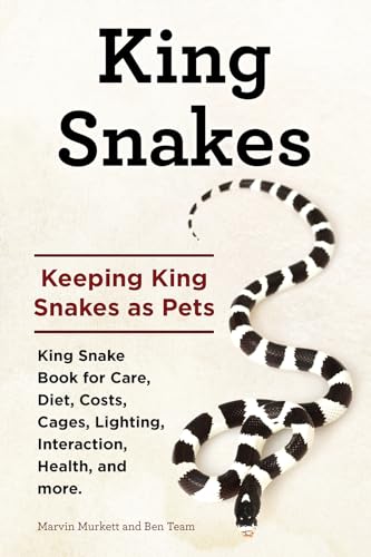King Snakes. Keeping King Snakes as Pets. King Snake Book for Care, Diet, Costs, Cages, Lighting, Interaction, Health, and more.