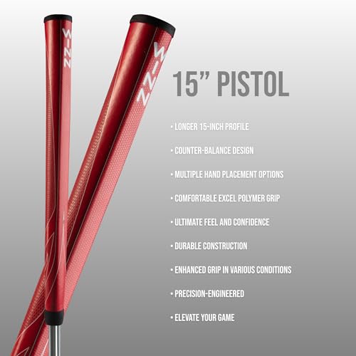 Counterbalance Putter with Long Pistol Grip & Multi-Tread