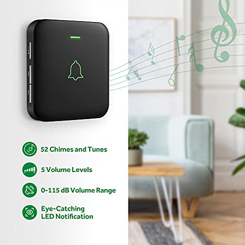 AVANTEK Campanello senza fili alimentato a