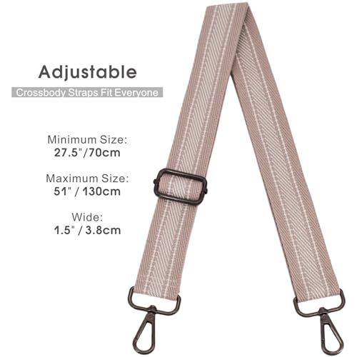 Image of Replacement Purse Strap Shoulder Strap Adjustable Crossbody Strap for Women Crossbody Wide Shoulder Bag