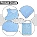 Breathable Mesh Football Vest Jersey for Soccer Training, Loose Fit Youth Basketball and Cricket Bibs, Polyester Athletic Shirt for Team Sports and Outdoor Games, Size 40x56cm for(Light Blue)