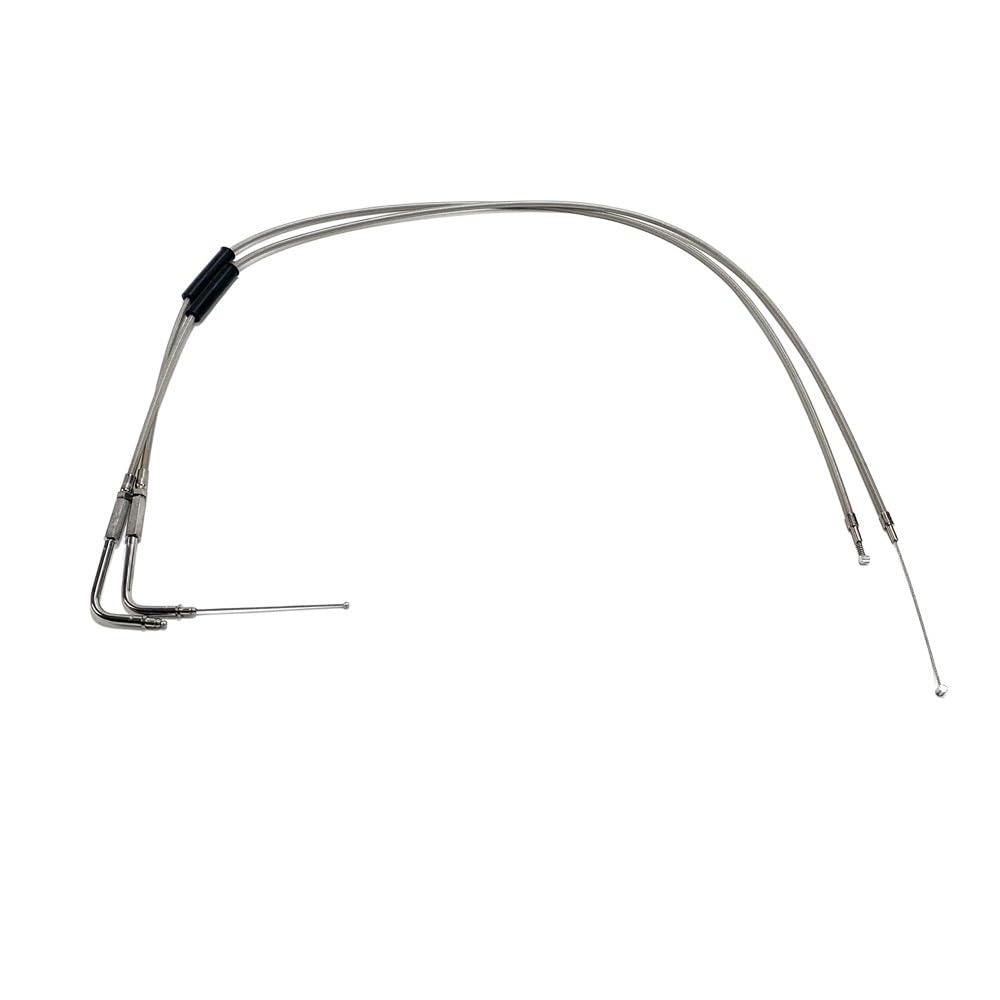 Accesorios para motocicleta, cables de acero tejidos, Cable acelerador para Sportster XL1200 883 para Dyna Para Road King