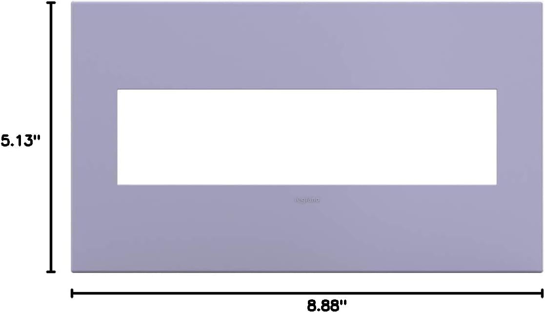 Legrand adorne Carnival, 4-Gang Wall Plate, AWP4GCA4